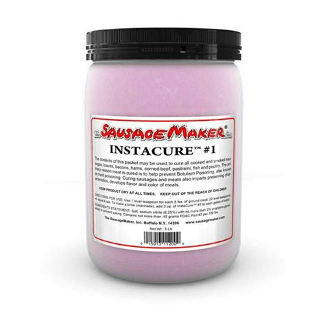 The Sausage Maker Insta Cure 1 Curing Salt For Meat And Sausage