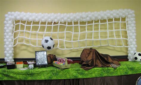 Football themed tableware, decorations, games and more. Party People Event Decorating Company: Soccer Themed Mitzvah