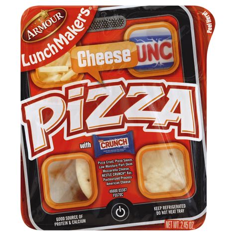 Armour Lunchmakers Cheese Pizza With Crunch Hy Vee Aisles Online