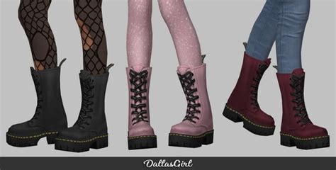 Patreon In 2021 Boots Sims 4 Cc Finds Doc Martens