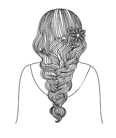 Hairstyle Coloring Pages To Download And Print For Free