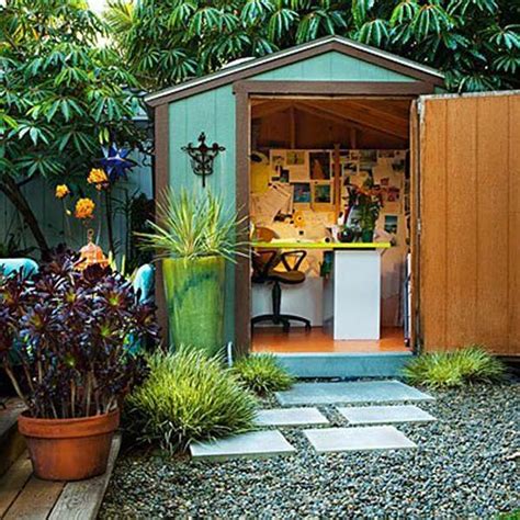 Backyard Shed Office You Would Love To Go To Work Woohome