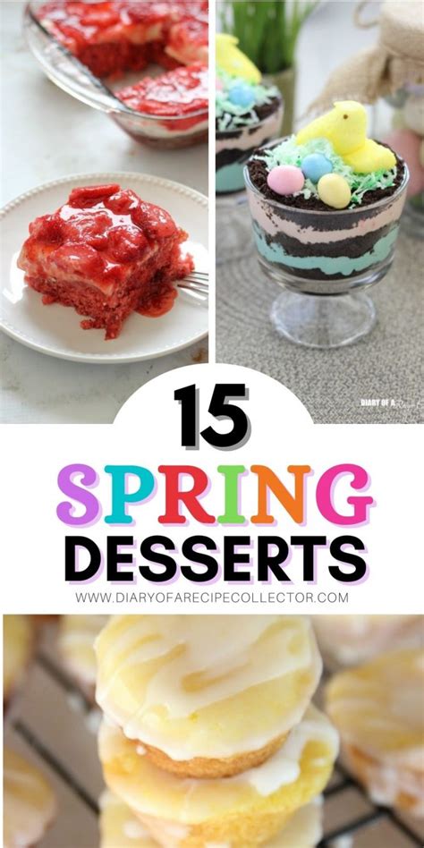 Favorite Spring Dessert Recipes Diary Of A Recipe Collector