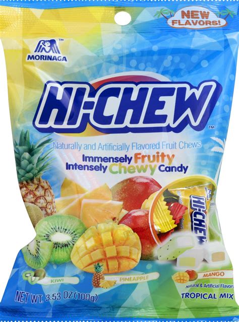 Buy Morinaga Hi Chew Tropical Mix Flavoured Fruit Chews 100g Online At Desertcartuae
