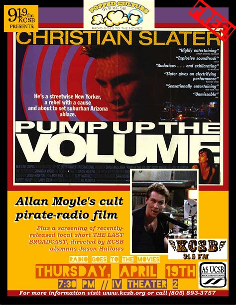 Pump Up The Volume 1990 Allan Moyle Christian Slater Good Movies