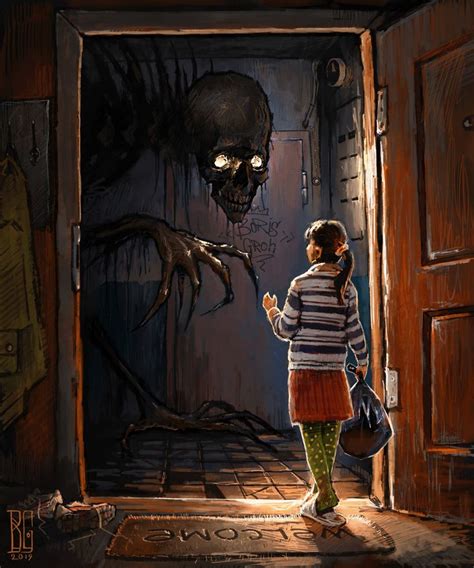 Pin By Jeanne Loves Horror On Creepy Monsters Houses Terror Scary Art Dark Fantasy Art