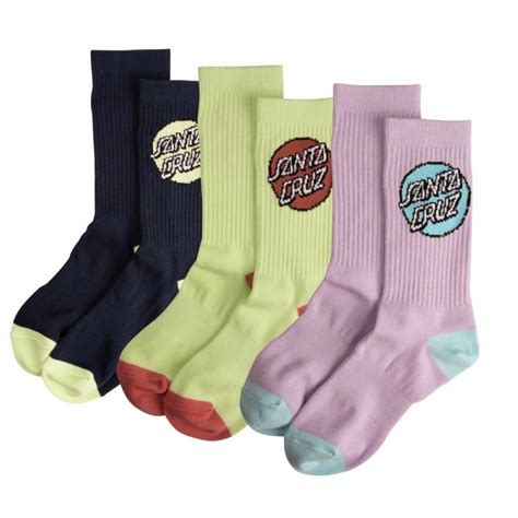 Kaufen Santa Cruz Pop Dot Socks 3 Pack Auf Europas Sickest Skate Shop