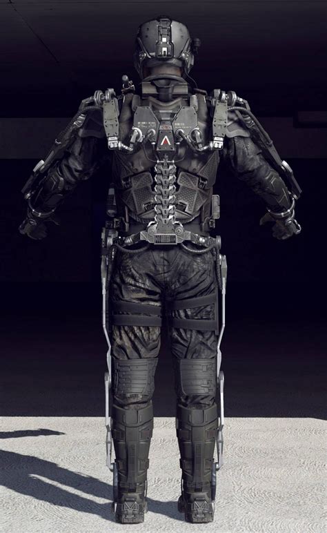 Atlas Exoskeleton Character Models Wearable Device Combat Armor