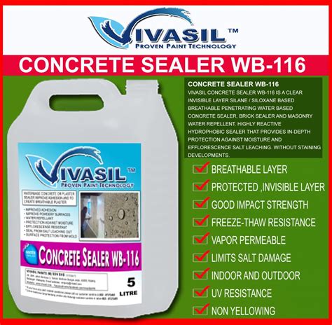 Concrete Sealer WB-116 -Proven Paint Technology