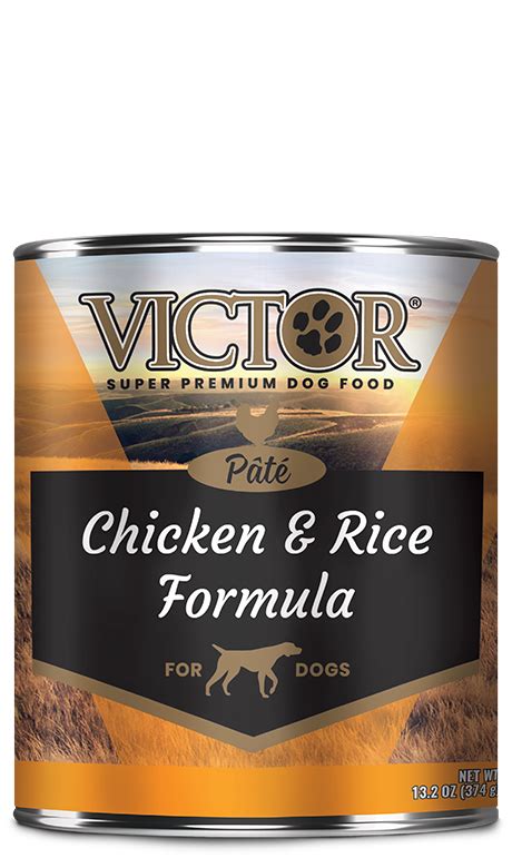 Chicken And Rice Formula Pâté Victor Pet Food