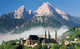 Berchtesgaden - a beautiful resort area in the German Bavarian Alps ...