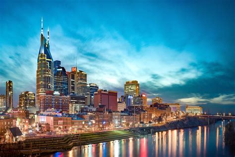 Nashville Skyline Turquoise Craig Alexander Photography
