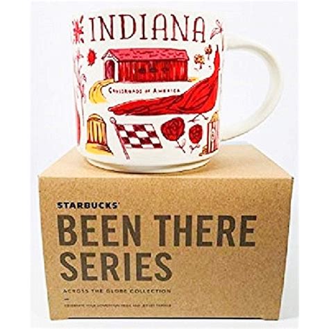 Starbucks Been There Series Collection Indiana Coffee Mug New With Box