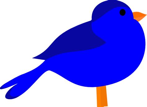 Blue Bird Clip Art At Clker Com Vector Clip Art Online Royalty Free