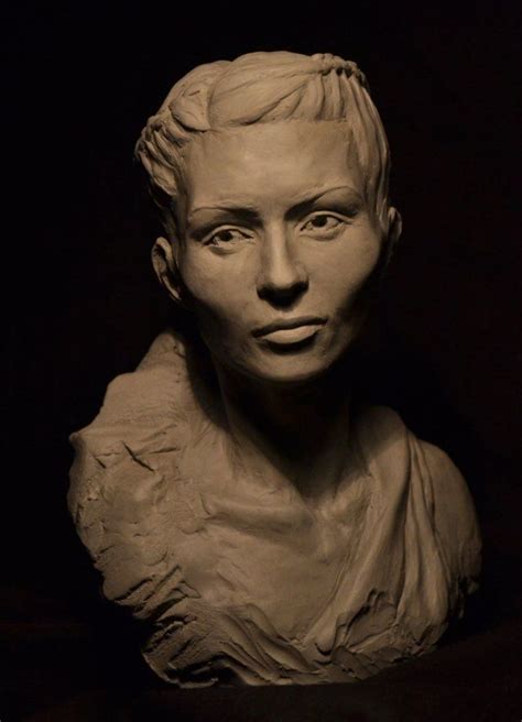Bust Of A Young Woman Picture By Daniel Peteuil Dpeteuil Portrait