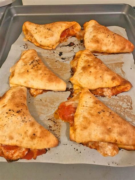 easy cheesy homemade pizza pockets quickrecipes