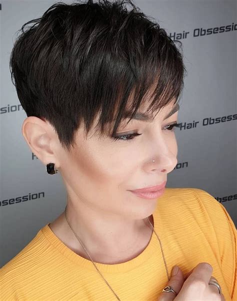 56 Stylish Short Hair Style For Female Short Pixie Haircut Page 5 Of 56 Fashionsum