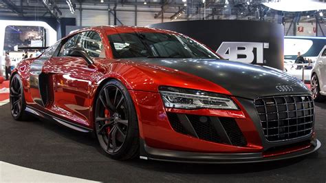804 Hp Black And Red Audi Abt R8 Gtr