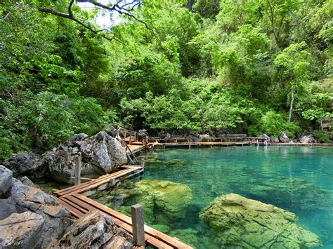 Kayangan Lake In Coron Islands Palawan Philippines Cooking On A