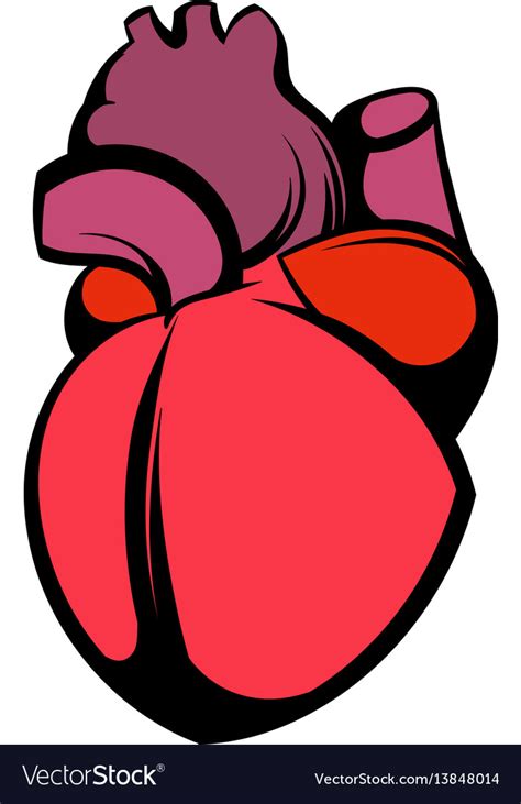 Human Heart Icon Icon Cartoon Royalty Free Vector Image