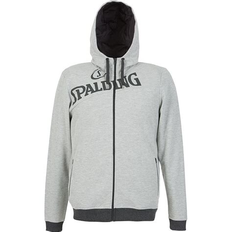 Spalding Street Jacket Full Zip Grau Melangeanthra Melan