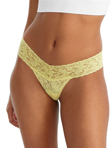 Hanky Panky Womens Signature Lace Low Rise Thong Style Walmart Com