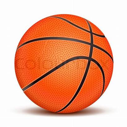 Basketball Ball Background Vector Realistic Illustration Symbol