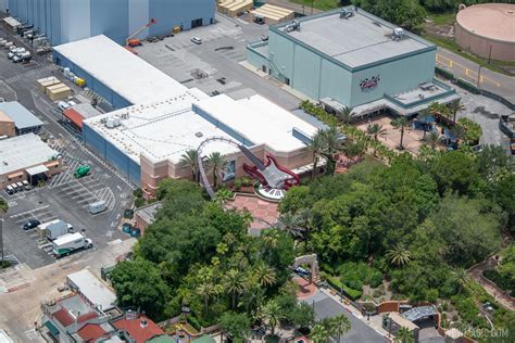 Aerial View Of Disneys Hollywood Studios During Covid 019 Closure