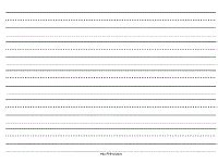 Free printable lined paper {handwriting paper template}. Printable Writing Paper for Handwriting for Preschool to Early Elementary