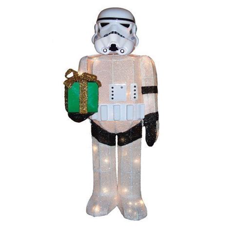 Kurt Adler Ztsw9tv9152 Christmas Star Wars Tinsel Storm Trooper 50 Li
