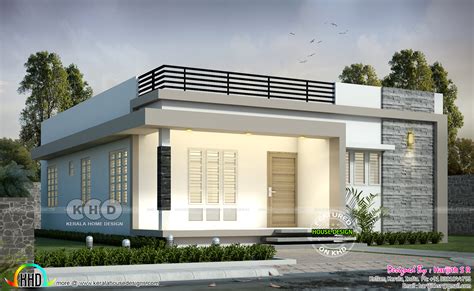 1144 Sq Ft 2 Bhk Single Floor House Plan Kerala Home Design And Floor