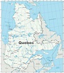 Map of Quebec with cities and towns - Ontheworldmap.com