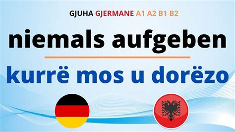 Gjuha Gjermane Me Perkthim Shqip A1 A2 B1 B2 Shprehje Te Ndryshme