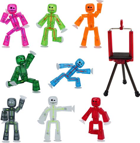 Zing Metal And Monsters Stikbots Set Includes 8 Stikbot Poseable