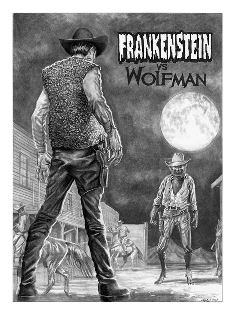 Frankenstein Vs Wolfman By Justinblong1 On Deviantart