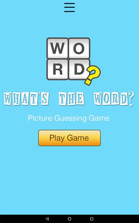 Whats The Word Picture Guessing Game Amazonca Appstore For Android