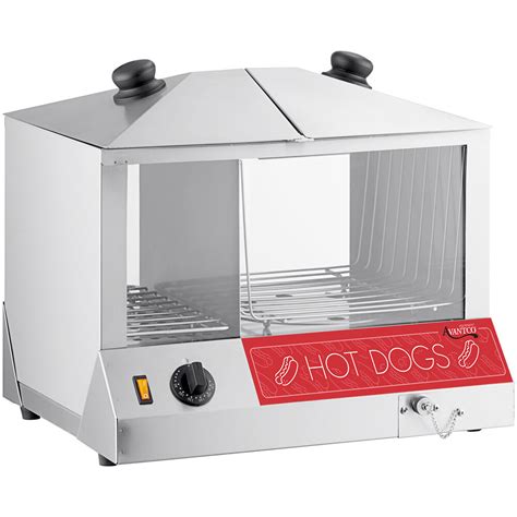 Avantco Hds 100 100 Dog 48 Bun Hot Dog Steamer Merchandiser 120v