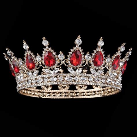 Anastasia Crown In Red Silver Or Blue Stones Museum Replicas