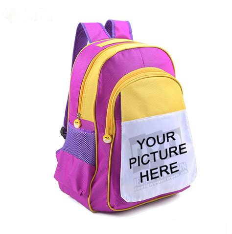 Design Your Own Custom Printed Picture School Bag Design Your Own
