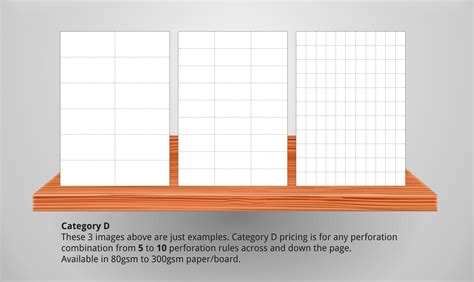 Category D Perforated Paper Solutions