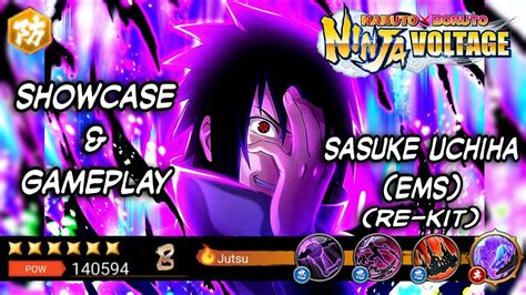 Showcase And Gameplay Sasuke Uchiha Ems Re Kit Naruto X Boruto Ninja