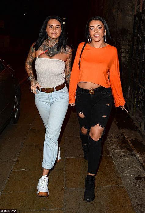 Braless Jemma Lucy Flaunts Her Assets In Manchester Daily Mail Online
