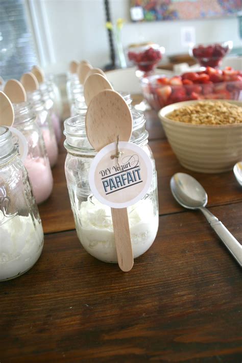 Yogurt Bar Baby Shower Wedding Showers 101 The Pink Bride Keep A