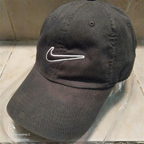 Nike S1ze Heritage 86 Black Hitam Cap Hat Topi Bekas Original On Carousell