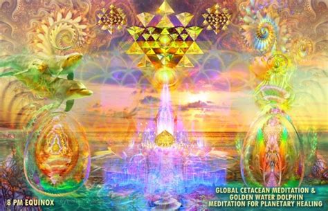 Golden Water Dolphin Equinox Meditation For Planetary Healing With D
