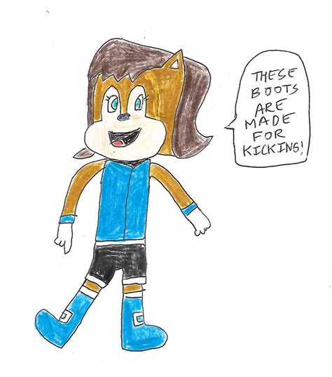 Sally Acorn Boots Are Made For Kicking By Dth1971 On Deviantart
