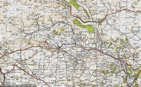 Historic Ordnance Survey Map Of Hope 1947 Francis Frith