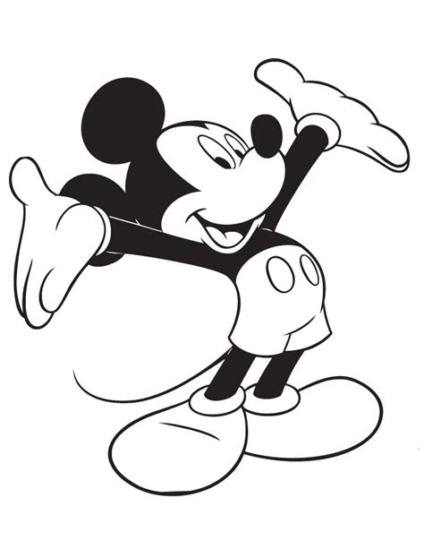 Gambar Mickey Mouse Mewarnai Imagesee