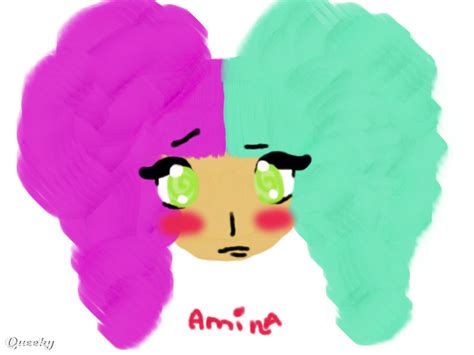 Amina ← An Anime Speedpaint Drawing By Mysteriousart Queeky Draw