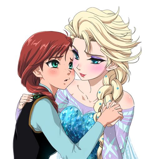 Elsa And Anna Disney And 1 More Drawn By Fujimarukinakomucch